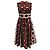 Valentino Garavani Abito midi Valentino con stampa floreale e azteca in lana multicolore