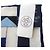 Silk In Sciarpa in cashmere e seta Hermès Carré Jean 140 Patchwork Cavallo Blu - vista 5