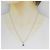 Autre Marque Platinblumen-Saphir-Diamant-Halskette Silber - Ansicht 6