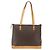 Céline Borsa tote Macadam vintage Celine in tela e pelle Marrone