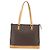 Céline Borsa tote Macadam vintage Celine in tela e pelle Marrone - vista 2