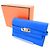 Cartera Kelly Hermès de cabra plegable Azul - vista 12