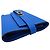 Cartera Kelly Hermès de cabra plegable Azul - vista 2