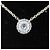 Pendente in cristallo Swarovski Argento - vista 3