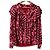 Autre Marque Blusa de volantes de red Power con estampado Dragon Mandala de VIVIENNE TAM