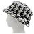 Timeless Cappello in tweed a scacchi COCO di Chanel in lana Nero Bianco - vista 2