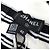 Timeless Gonna Mini Multi-Bordi Logo COCO Mark di Chanel Nero Bianco - vista 6