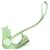 Porte-clé Rodeo Hermès Vert  - vue 6