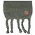 Mohair-Fransen-Schal mit Anagramm-Patch von Loewe Grün - Ansicht 3