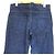 Calças de denim com patch de couro e botão Hermès Série 40 Azul - vista 4