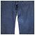Calças de denim com patch de couro e botão Hermès Série 40 Azul - vista 7
