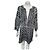 Vestido túnica estampado en blanco y negro – Isabel Marant Étoile