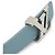 Reversibler Santur LV Initial Gürtel von Louis Vuitton Marineblau Hellblau - Ansicht 4