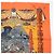 Sciarpa Hermès Carré 90 - L'ATLANTIDE Arancione - vista 5