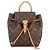 Borsa Louis Vuitton Monogram Montsouris NM BB Marrone