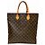 Borsa Tote Monogram Sac Plat Louis Vuitton Marrone - vista 2