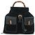 Zaino in suede Gucci Bamboo Nero Oro 003 58 0016 Auth 161768 D'oro - vista 13