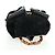 Zaino in suede Gucci Bamboo Nero Oro 003 58 0016 Auth 161768 D'oro - vista 7