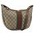 Borsa a Spalla Gucci GG Supreme Web Sherry Line PVC Beige 010 378 Auth 162998