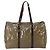 Borsa Boston in tela Zucchino FENDI marrone oro Auth am10122 - vista 2