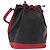 LOUIS VUITTON Epi Noe Schultertasche Bicolor Schwarz Rot M44017 LV Auth 158992