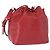 Noe LOUIS VUITTON Borsa a Spalla Petit Noé Epi Rossa M44107 LV Auth 161223 Rosso - vista 13