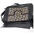 Céline Borsa a Spalla Celine C Sulky in Tela Blu Navy e Oro Auth 161128 D'oro - vista 10
