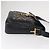 Céline Borsa a Spalla Celine C Sulky in Tela Blu Navy e Oro Auth 161128 D'oro - vista 3