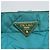 Borsa a Spalla PRADA in Nylon Blu Turchese Oro Auth 161283 D'oro - vista 17