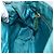 Borsa a Spalla PRADA in Nylon Blu Turchese Oro Auth 161283 D'oro - vista 21