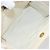 CHANEL Borsa a Spalla Camelia Pelle Verniciata Avorio Oro CC Auth 161438 D'oro Crudo - vista 10