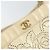 CHANEL Borsa a Spalla Camelia Pelle Verniciata Avorio Oro CC Auth 161438 D'oro Crudo - vista 19