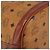 Borsa a Spalla MCM Logogram Vicetos PVC Marrone Oro Auth 162987 D'oro - vista 15