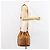 Borsa a Spalla MCM Logogram Vicetos PVC Marrone Oro Auth 162987 D'oro - vista 20