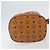 Borsa a Spalla MCM Logogram Vicetos PVC Marrone Oro Auth 162987 D'oro - vista 5