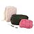 Christian Dior Pochette PRADA in Nylon PVC 4 Set Rosa Khaki Auth ti3613 Cachi