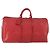 LOUIS VUITTON Epi Keepall 60 Borsa Boston Rossa M42947 LV Auth 159412 Rosso