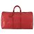 LOUIS VUITTON Epi Keepall 60 Borsa Boston Rossa M42947 LV Auth 159412 Rosso - vista 13