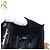 Pochette a spalla Gancini Chain Salvatore Ferragamo in suede nero e oro Auth 161208 D'oro - vista 18