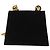 Pochette a spalla Gancini Chain Salvatore Ferragamo in suede nero e oro Auth 161208 D'oro - vista 2