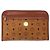 SAINT LAURENT MCM Vicetos Clutch Bag in Pelle PVC 2 Set Marrone Nero Auth 158545 - vista 2
