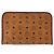SAINT LAURENT MCM Vicetos Clutch Bag in Pelle PVC 2 Set Marrone Nero Auth 158545 - vista 3