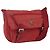 PRADA Schultertasche Nylon Rot Silber Authentisch 160963