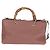 Borsa a mano in pelle GUCCI Bamboo 2 in 1 Rosa Oro 323660 Auth 159357 D'oro - vista 2