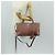 Borsa a mano in pelle GUCCI Bamboo 2 in 1 Rosa Oro 323660 Auth 159357 D'oro - vista 29