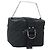 Pochette Vanity in Tela Trotter Christian Dior Nero Argento Auth hk3266