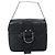 Pochette Vanity in Tela Trotter Christian Dior Nero Argento Auth hk3266 - vista 13