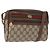 Borsa a Spalla Gucci GG Supreme Web Sherry Line PVC Beige 56 02 087 Auth 161551