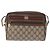 Borsa a Spalla Gucci GG Supreme Web Sherry Line PVC Beige 56 02 087 Auth 161551 - vista 13
