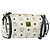 Borsa a Spalla MCM Vicetos Logogram in Pelle PVC Bianco e Oro Auth 161404 D'oro
